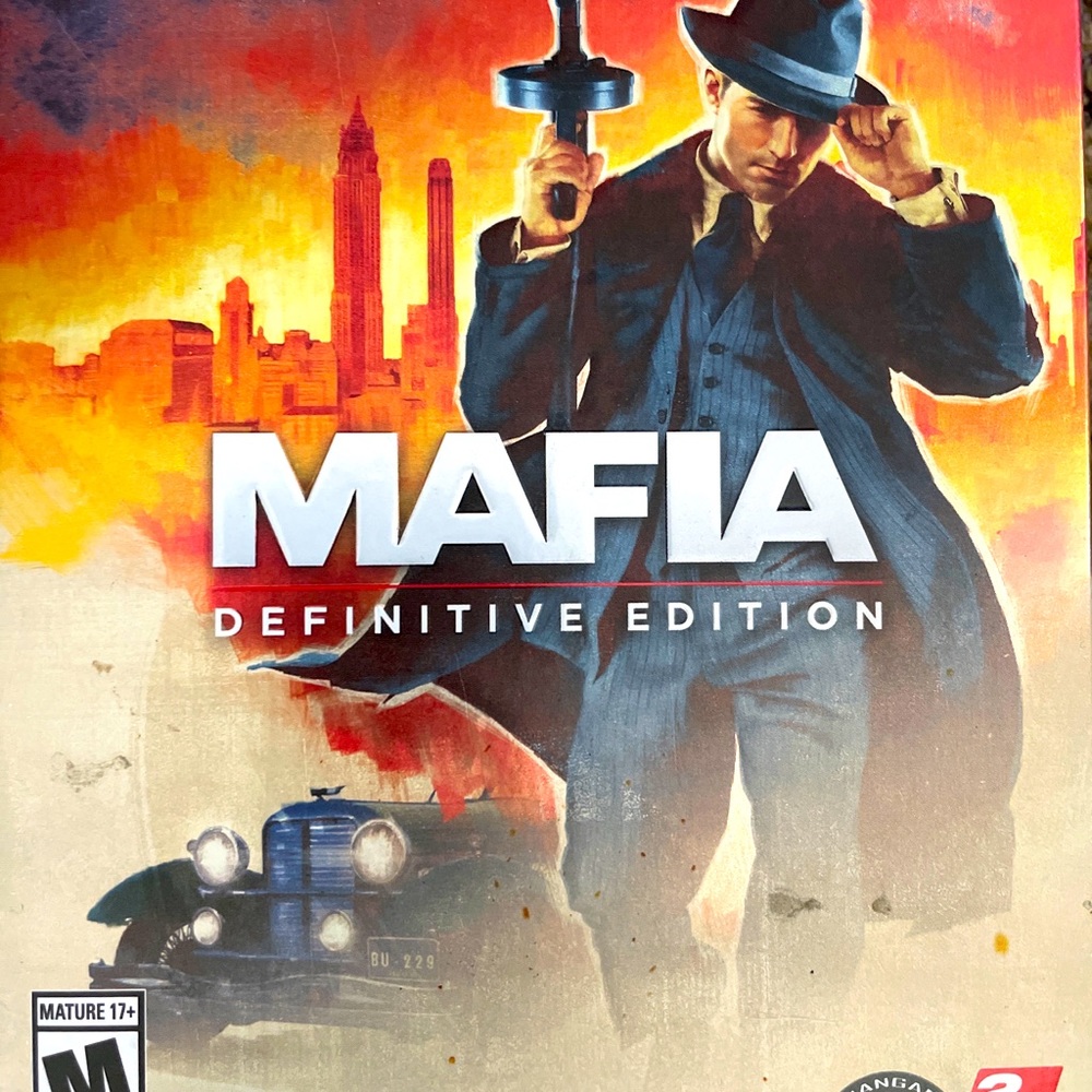 PS4 mafia defiant edition like new!